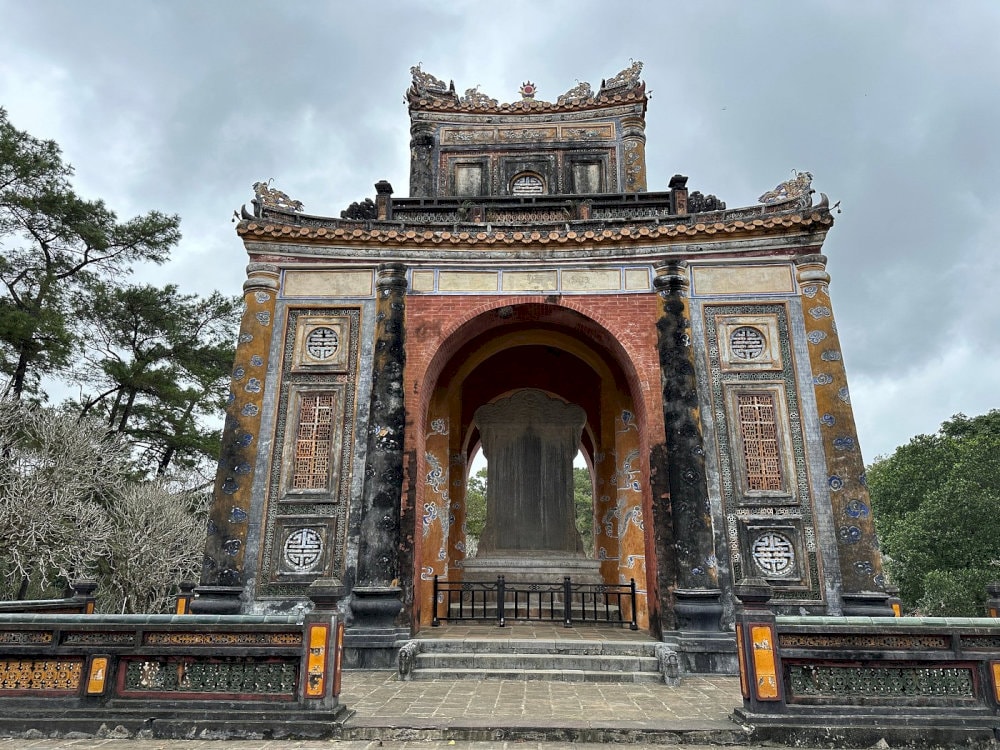 Emperor Tu Duc began building his tomb while he was still alive 